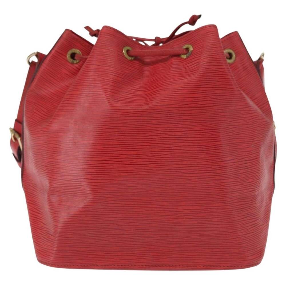 Louis Vuitton Epi Petit Noe Bucket Bag Red